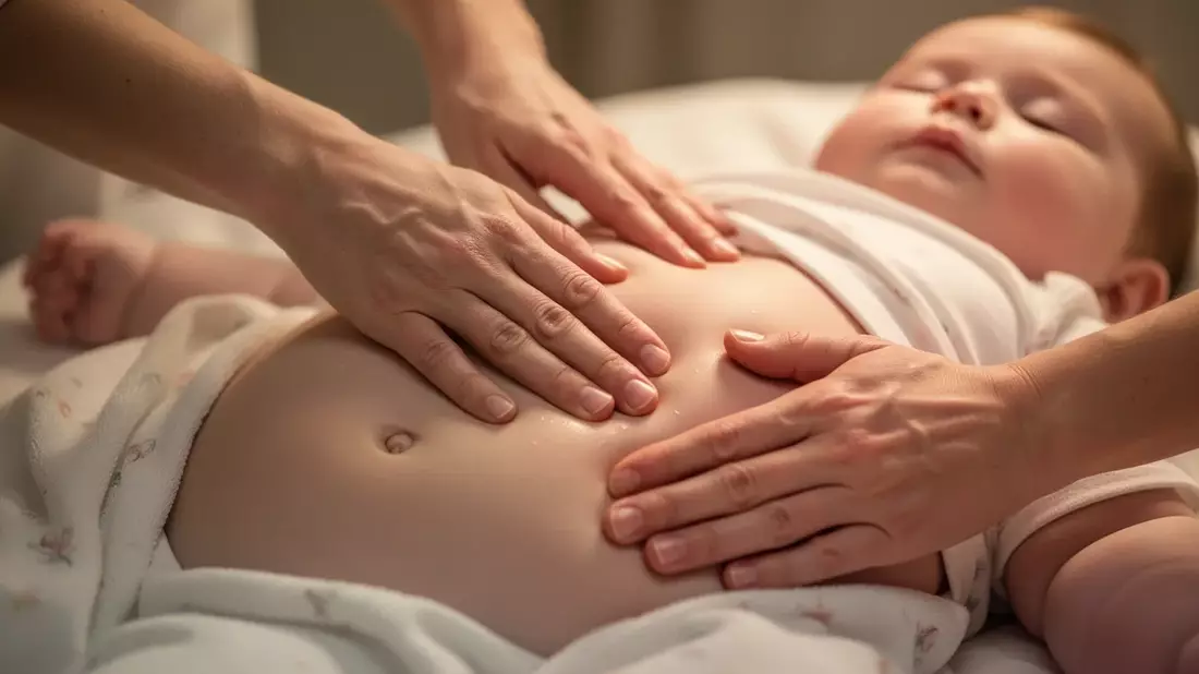 Baby-Bauchmassage: Neue Techniken gegen Blähungen und Koliken