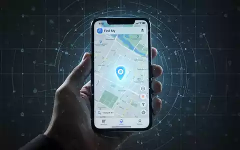 Eine Hand hält ein Smartphone mit einer Karte und leuchtendem Standortpin, symbolisiert Geräteverfolgung und Sicherheit. - Foto: über boerse-global.de