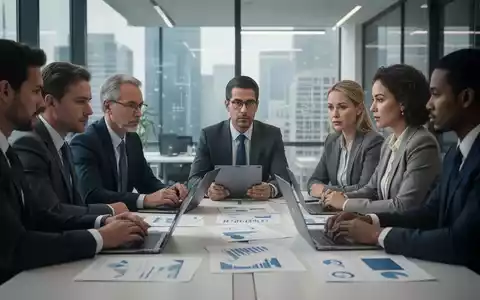 Eine Gruppe von Geschäftsleuten sitzt an einem Tisch und diskutiert Dokumente, die Transparenz und Gleichheit symbolisieren. - Foto: über boerse-global.de
