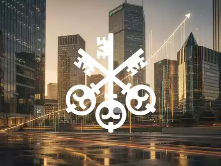 Eine abstrakte, atmosphärische Szene, die einen optimistischen Finanzmarkt mit aufsteigenden Linien und warmem Licht darstellt. - Foto: über boerse-global.de