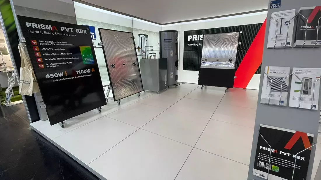 TWL-Technologie präsentiert neuen PRISMA® PVT RBT auf der Intersolar Europe - großes Interesse an neuer PVT-Technologie - Bild: presseportal.de