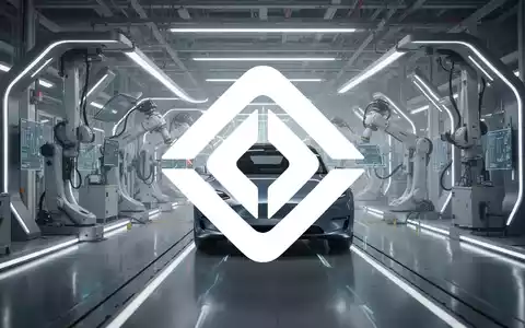 Eine futuristische Produktionsstätte für Elektrofahrzeuge mit gedämpfter Beleuchtung, die Innovation und eine strategische Finanzentscheidung andeutet. - Foto: über boerse-global.de