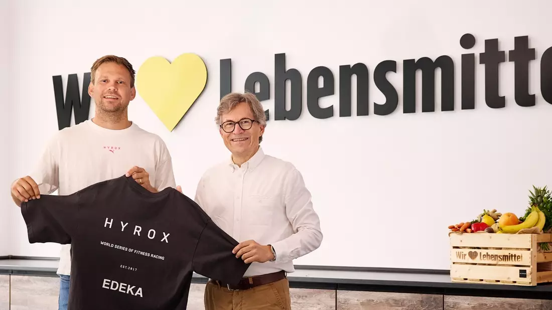 EDEKA und HYROX starten gemeinsame Partnerschaft: EDEKA wird offizieller Frischepartner von HYROX in Deutschland - Bild: presseportal.de