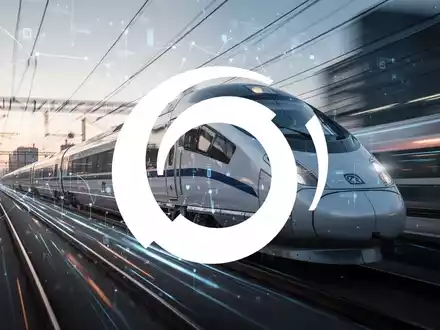 Ein unscharfes Hochgeschwindigkeitszug-Design, das Innovation und Effizienz im Transportsektor symbolisiert und eine strategische Zusammenarbeit andeutet. - Foto: über boerse-global.de