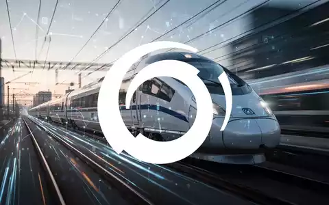 Ein unscharfes Hochgeschwindigkeitszug-Design, das Innovation und Effizienz im Transportsektor symbolisiert und eine strategische Zusammenarbeit andeutet. - Foto: über boerse-global.de