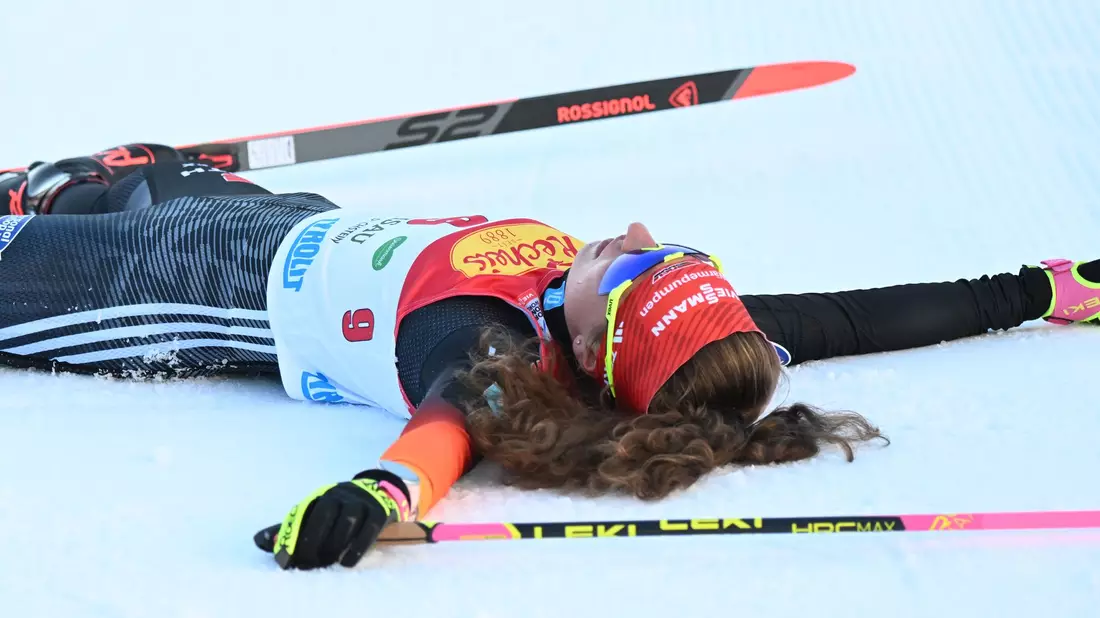 Aus der Olympia-Traum für Kombiniererin Nathalie Armbruster. (Archivbild)  - Bild: Barbara Gindl/APA/dpa