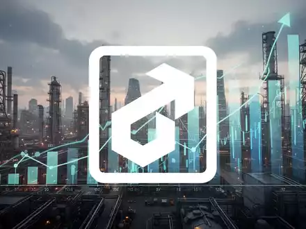 Abstrakte Szene, die bedeutendes industrielles Wachstum und Erfolg im Werkzeug- und Maschinenbau-Sektor darstellt, mit optimistischer Marktstimmung. - Foto: über boerse-global.de