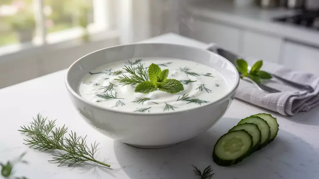 Joghurtsuppen und Co.: Kühlende Rezepte für heiße Tage