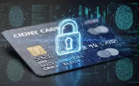 Kreditkarte mit digitalem Schlosssymbol für Sicherheit und Finanztechnologie. - Foto: über boerse-global.de
