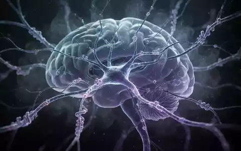 Abstrakte Darstellung von neuronalen Bahnen und hormonellen Einflüssen mit leuchtenden Linien, die sich im Gehirn verbinden. - Foto: über boerse-global.de