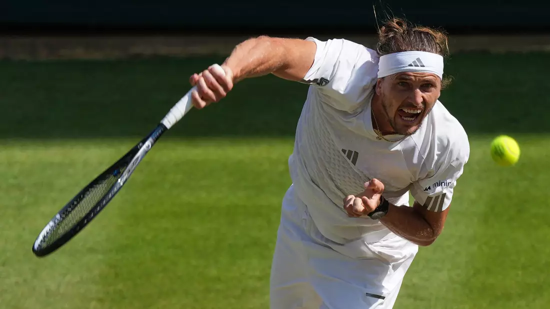 Alexander Zverev konnte sich auf seinen Aufschlag verlassen. - Bild: Kirsty Wigglesworth/AP/dpa