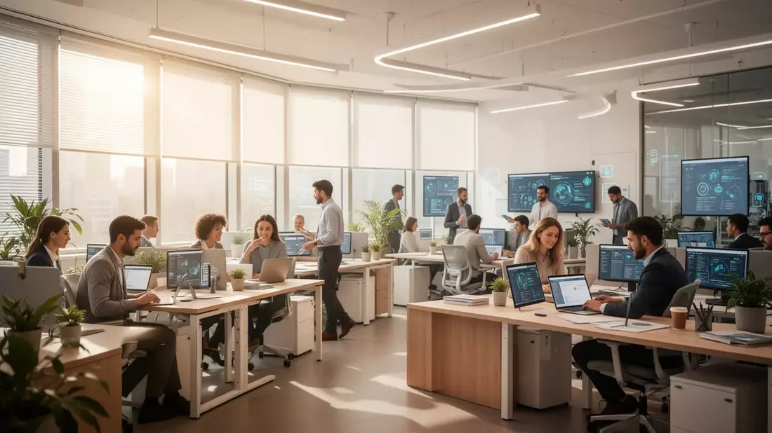 Büro der Zukunft: KI, Lichtdesign und flexible Architektur
