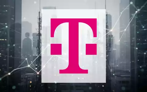 Abstrakte Darstellung der Telekommunikationsbranche mit leuchtenden Linien und verschwommenen modernen Dateninfrastrukturen, die Stabilität und Investitionen andeuten. - Foto: über boerse-global.de