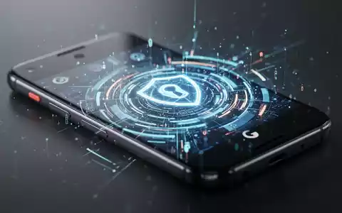 Nahaufnahme eines modernen Smartphones mit leuchtendem digitalem Interface, das mobile Sicherheitsupdates und Softwarestabilität symbolisiert. - Foto: über boerse-global.de