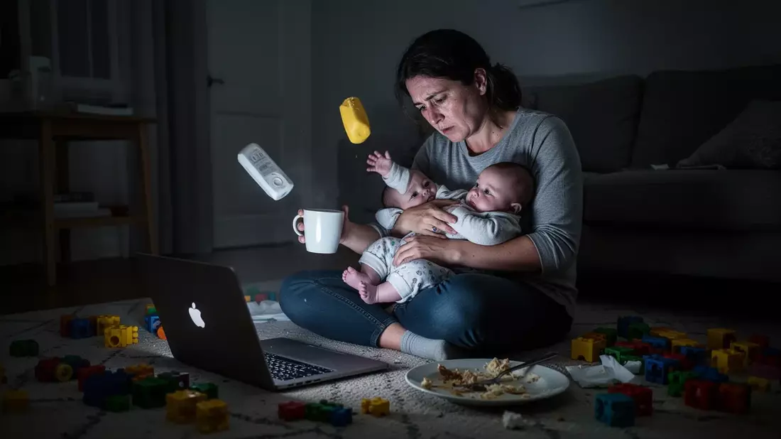 Mütter tragen 71% der Familienorganisation: Hohe Belastung