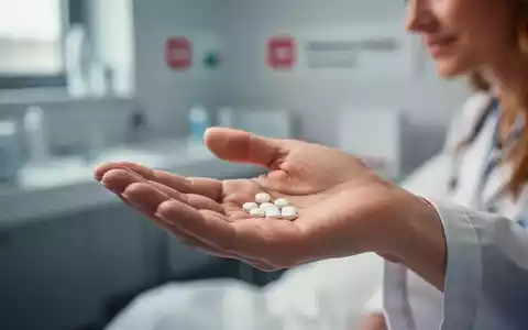 Eine Hand hĂ€lt Melatonin-Pillen, im Hintergrund eine verschwommene, ruhige Darstellung einer Schweizer Gesundheitseinrichtung. - Foto: ĂŒber boerse-global.de