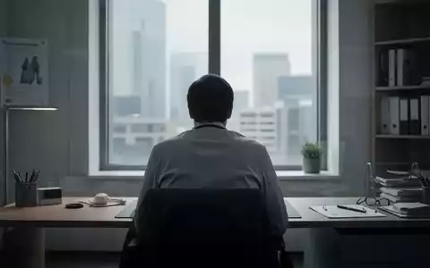 Ein Therapeut sitzt nachdenklich in einem Büro und blickt aus dem Fenster, was die Belastung des Berufsstandes symbolisiert. - Foto: über boerse-global.de