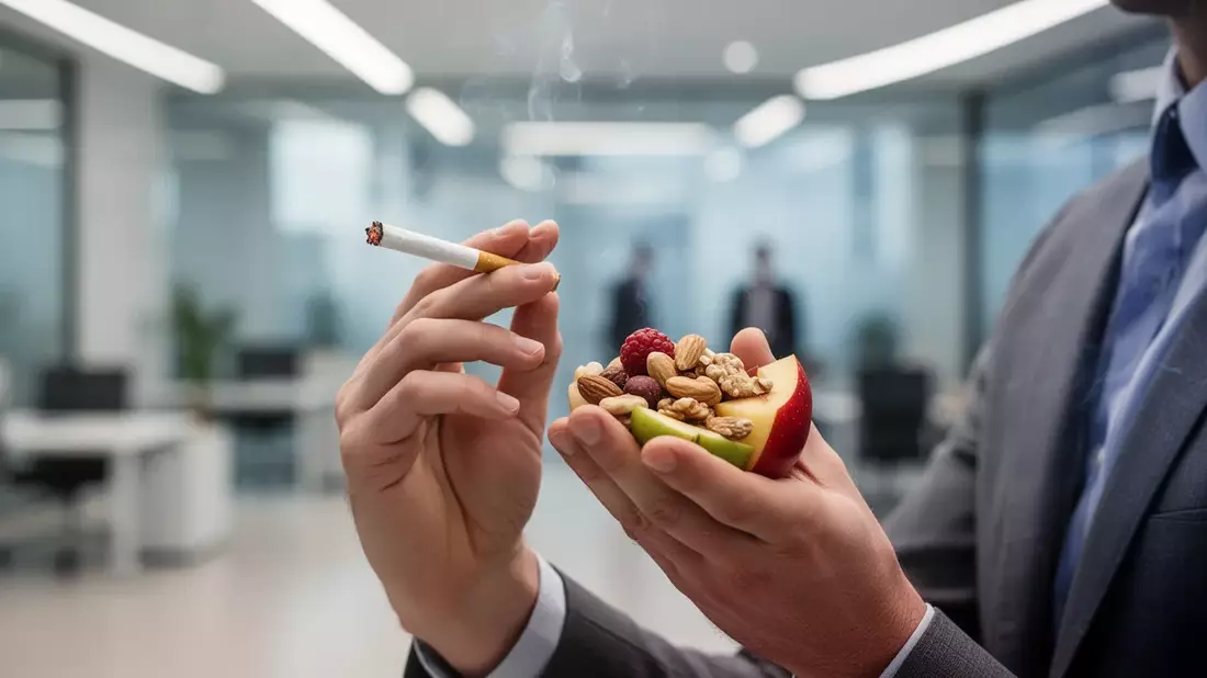Rauchen aufhören: So vermeidest du die gefürchtete Gewichtszunahme