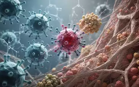 Mikroskopische Ansicht von Immunzellen, die mit Allergenen oder fibrotischem Gewebe interagieren, symbolisiert zelluläre Therapien. - Foto: über boerse-global.de