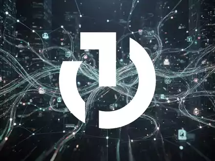 Abstrakte Szene von digitaler Werbeinfrastruktur mit leuchtenden Datenströmen, die sich in einem dunklen Netzwerk verbinden und Stabilität signalisieren. - Foto: über boerse-global.de