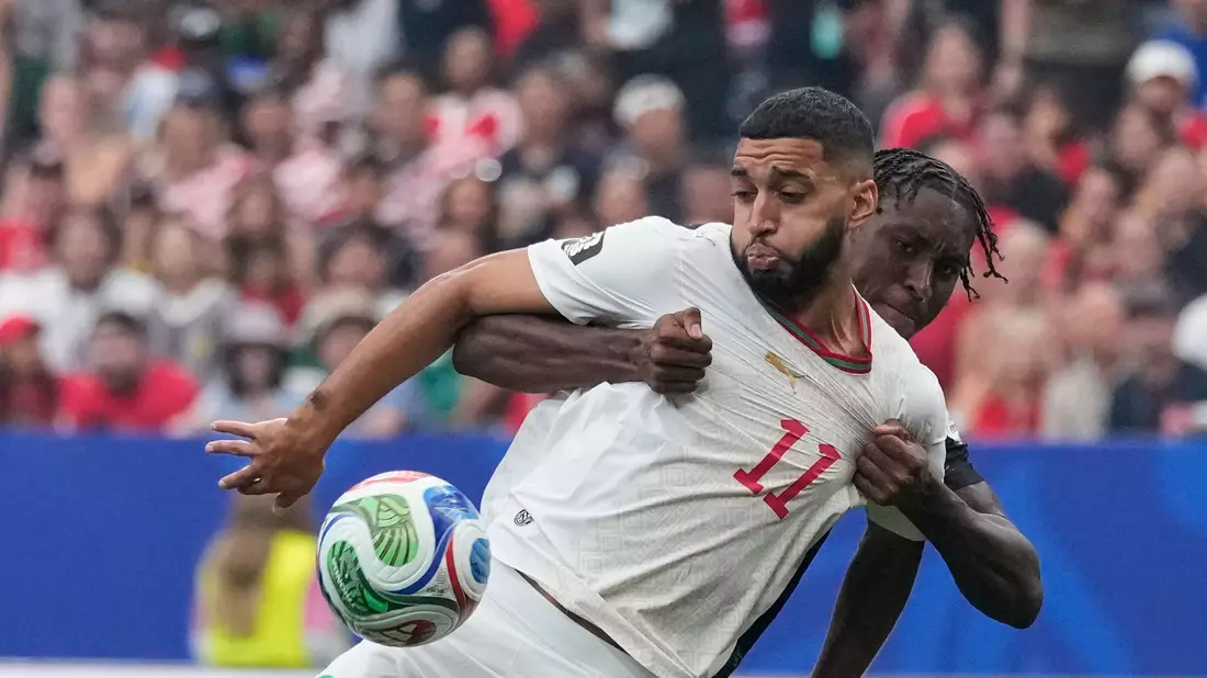Nächste Saison beim FC Bayern, noch bei der WM, allerdings ohne Einsatz im Viertelfinale: Ismael Saibari. (Archivfoto) - Bild: David J. Phillip/AP/dpa