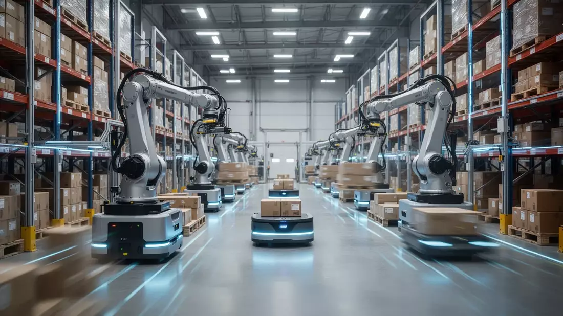 Lagerhaus-Automatisierung 2026: KI und Roboter im Vormarsch