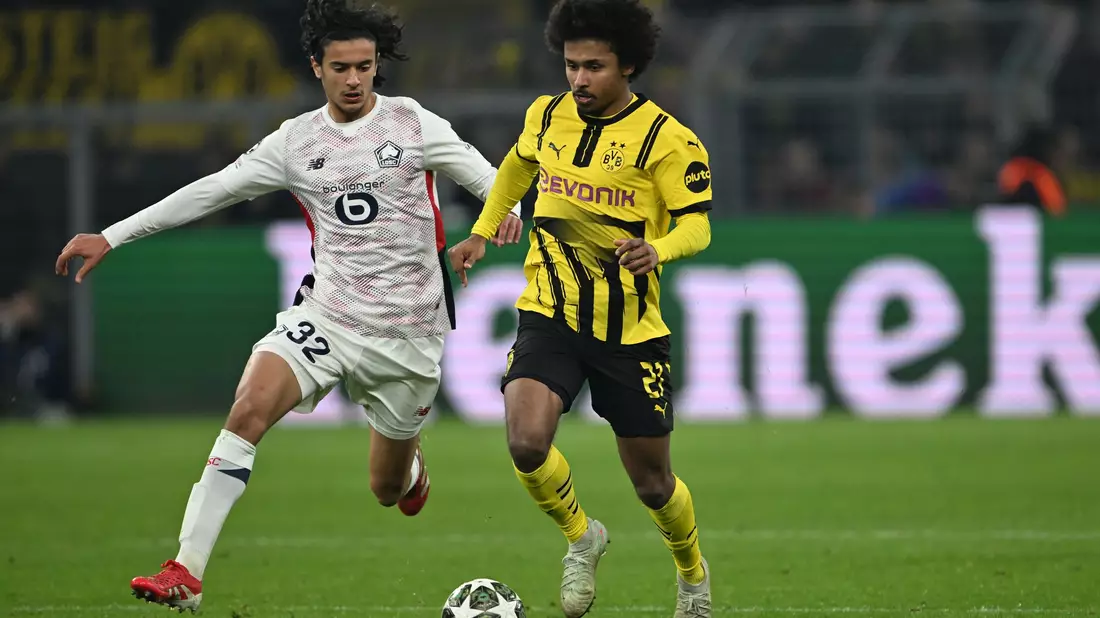 Karim Adeyemi will laut Medienberichten zum FC Barcelona wechseln. - Bild: Federico Gambarini/dpa