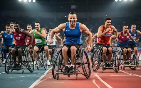 Eine Gruppe von Para-Sportlern verschiedener Disziplinen, die gemeinsam Sport treiben und Inklusion und Teamgeist symbolisieren. - Foto: über boerse-global.de