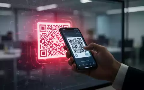 Eine Hand hält ein Smartphone, das einen QR-Code auf einem Bildschirm scannt, mit einem subtilen roten Leuchten. - Foto: über boerse-global.de