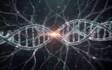 Abstrakte Darstellung von neuronalen Bahnen und genetischem Code, die sich überlappen, symbolisiert psychiatrische Forschung. - Foto: über boerse-global.de
