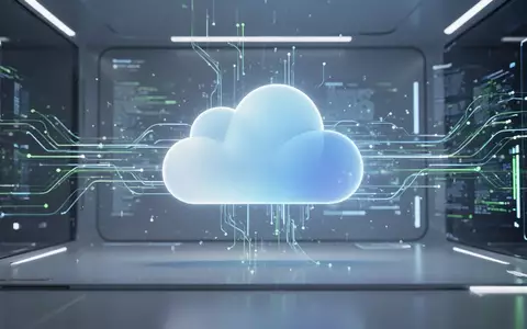 Leuchtendes Cloud-Symbol auf digitaler Oberfläche für automatisches Cloud-Backup von Windows 11 Enterprise-Nutzern. - Foto: über boerse-global.de