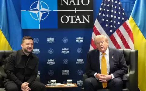 Trump sagt Selenskyj eine Lizenz für Patriot-Flugabwehrraketen zu. (Archivbild) - Foto: Alex Brandon/AP/dpa