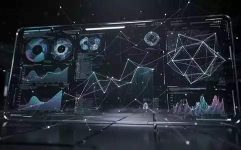 Leuchtende, abstrakte KI-Oberfläche mit vernetzten Linien und Datenvisualisierungen für Technologie und Business-Integration. - Foto: über boerse-global.de