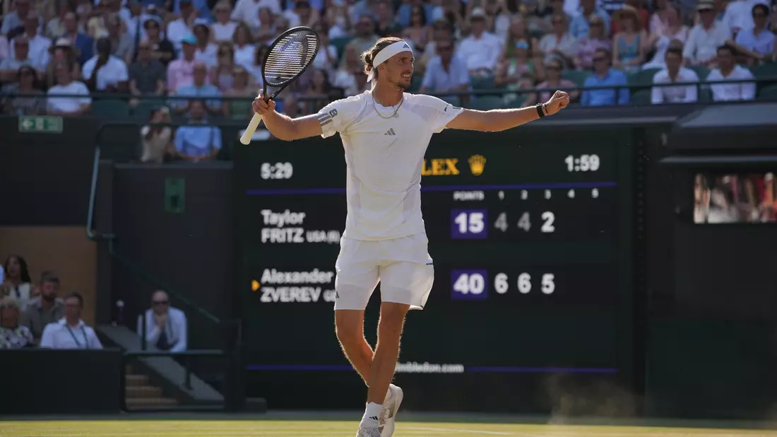 Möchte auch am Freitag jubeln: Alexander Zverev. - Bild: Kin Cheung/AP/dpa