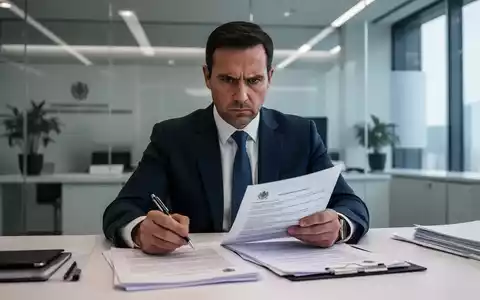 Ein seriöser Bürokrat in einem modernen Büro überprüft offizielle Dokumente, was die strikte Natur der staatlichen Finanzvorschriften unterstreicht. - Foto: über boerse-global.de