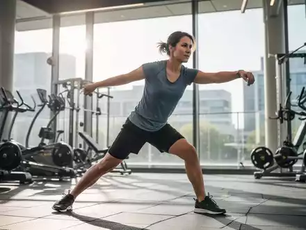 Eine Person in ihren frühen 30ern beim Sport, symbolisch für Gesundheitsvorsorge und Bewegung. Helle, dynamische Szene. - Foto: über boerse-global.de