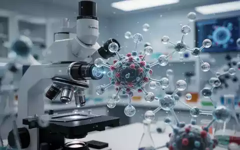 Nahaufnahme einer stilisierten Darstellung von IL-1-Zytokin-Molekülen oder einer ähnlichen Biomolekülstruktur in einem Laborumfeld. - Foto: über boerse-global.de