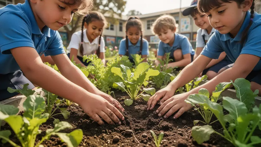 Schulgärten und Urban Farming: Boom der grünen Bildung