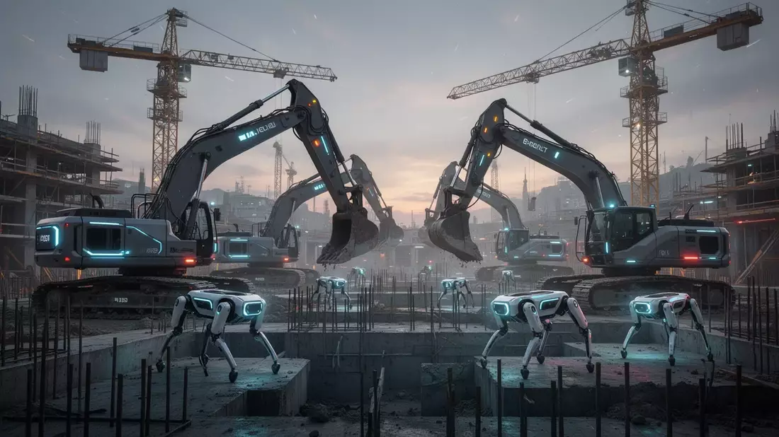 Bau-Boom durch Robotik: KI und autonome Maschinen erobern Baustellen