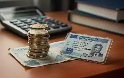 Nahaufnahme von Euro-Münzen und einem Studentenausweis auf einem Schreibtisch, der die Verzögerung der BAföG-Reform symbolisiert. - Foto: über boerse-global.de