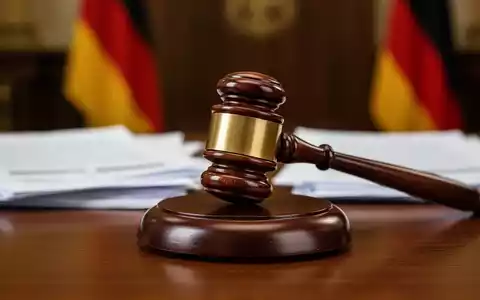 Ein hölzerner Hammer liegt auf einem Schreibtisch, im Hintergrund unscharfe Parlamentsdokumente und eine deutsche Flagge. - Foto: über boerse-global.de