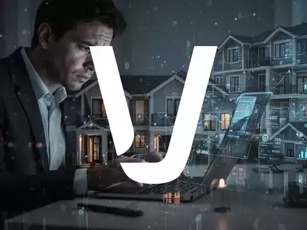 Eine abstrakte Darstellung des Immobiliensektors, die finanzielle Belastung und digitale Interaktion andeutet. - Foto: über boerse-global.de
