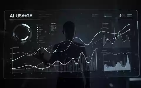 Futuristisches Dashboard mit KI-Analysen, leuchtenden Graphen und einer menschlichen Silhouette. - Foto: über boerse-global.de