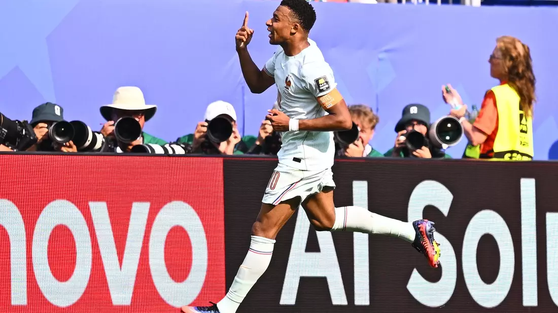 Kylian Mbappé erzielte sein insgesamt 20. WM-Tor. - Bild: Tom Weller/dpa