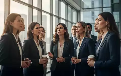 Eine Gruppe von Frauen in Führungspositionen, die in einem modernen Büro zusammenarbeiten und Entschlossenheit ausstrahlen. - Foto: über boerse-global.de
