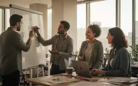 Ein vielfältiges Team arbeitet in einem modernen, sonnendurchfluteten Büro zusammen, das Produktivität und Wohlbefinden widerspiegelt. - Foto: über boerse-global.de