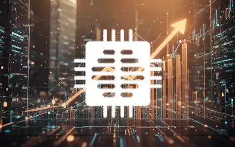 Eine abstrakte Darstellung des Technologiesektors mit starkem Aufwärtstrend in warmer, optimistischer Beleuchtung. - Foto: über boerse-global.de