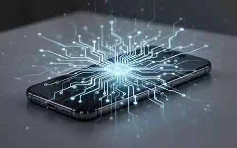 Leuchtendes neuronales Netzwerk-Muster auf einem modernen Smartphone, das KI und lokale Datenverarbeitung darstellt. - Foto: über boerse-global.de