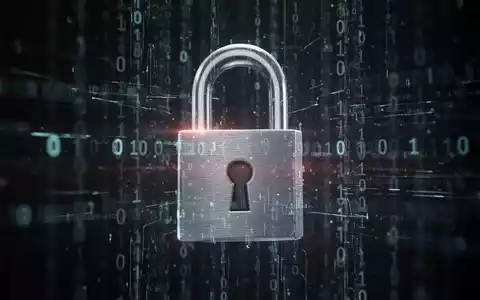 Ein stilisiertes digitales Vorhängeschloss über verschwommenem Binärcode, das Datensicherheit und digitale Kommunikation symbolisiert. - Foto: über boerse-global.de