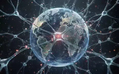 Leuchtendes neuronales Netzwerk, das einen Globus formt, symbolisiert globale KI-Regulierung und -Politik. - Foto: über boerse-global.de